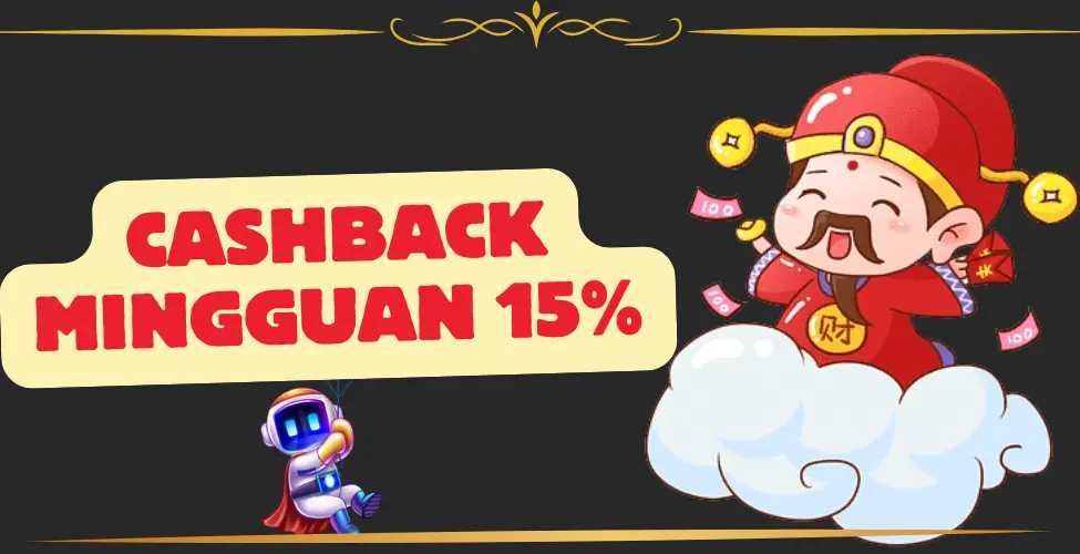 BONUS CASHBACK 15%