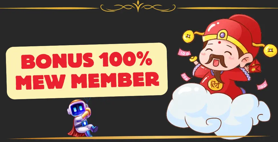 BONUS NEW MEMBER 100%