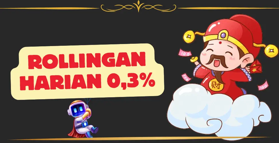 Bonus Rollingan Harian 0,3%